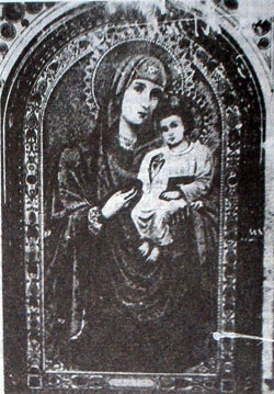 Чудотворная икона Песчанской Божией Матери.