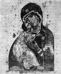 Владимирская икона Божией Матери.