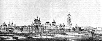 Вид Саровской пустыни с северной стороны.