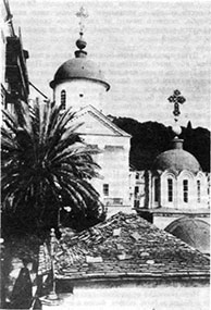 Святая Гора Афон. Русский монастырь Св. Пантелеймона.
