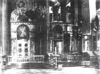 С.-Петербург. Казанский собор. Придел свв. Антония и Феодосия Киевопечерских, в котором возобновлено богослужение. Фото 1915 г.