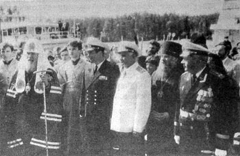 Валаам. Встреча Святейшего Патриарха Алексия II.